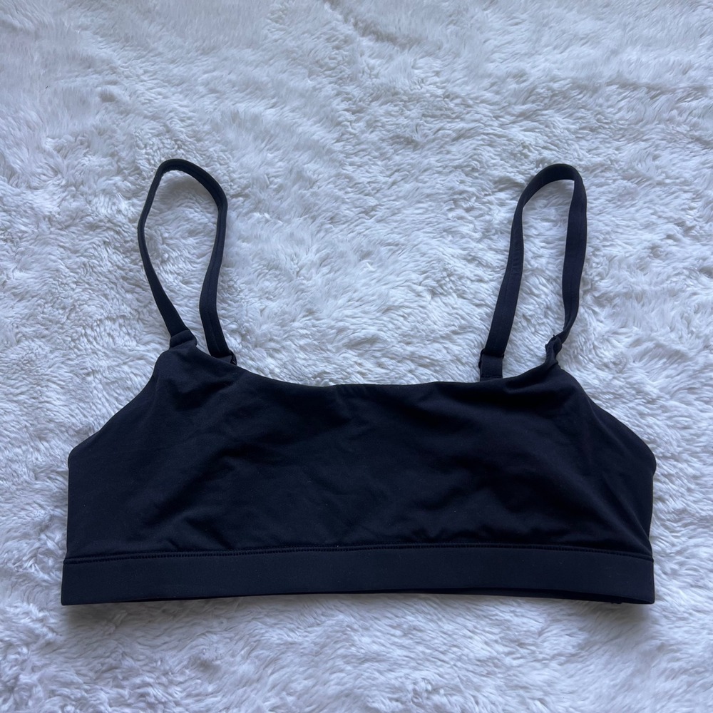 SKIMS Fits Everybody Scoop Bralette Onyx Black XS BR-SCP-9186